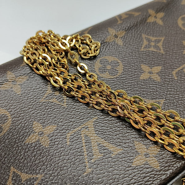 FÉLICIE Monogram Coated Canvas Brown