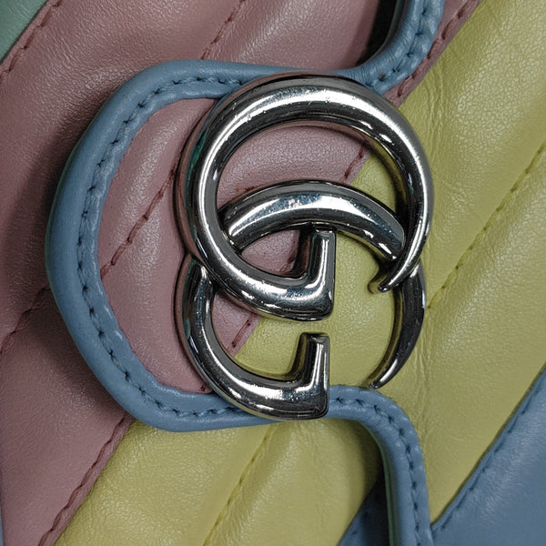 GG Marmont Mini Quilted Calfskin Multicolor