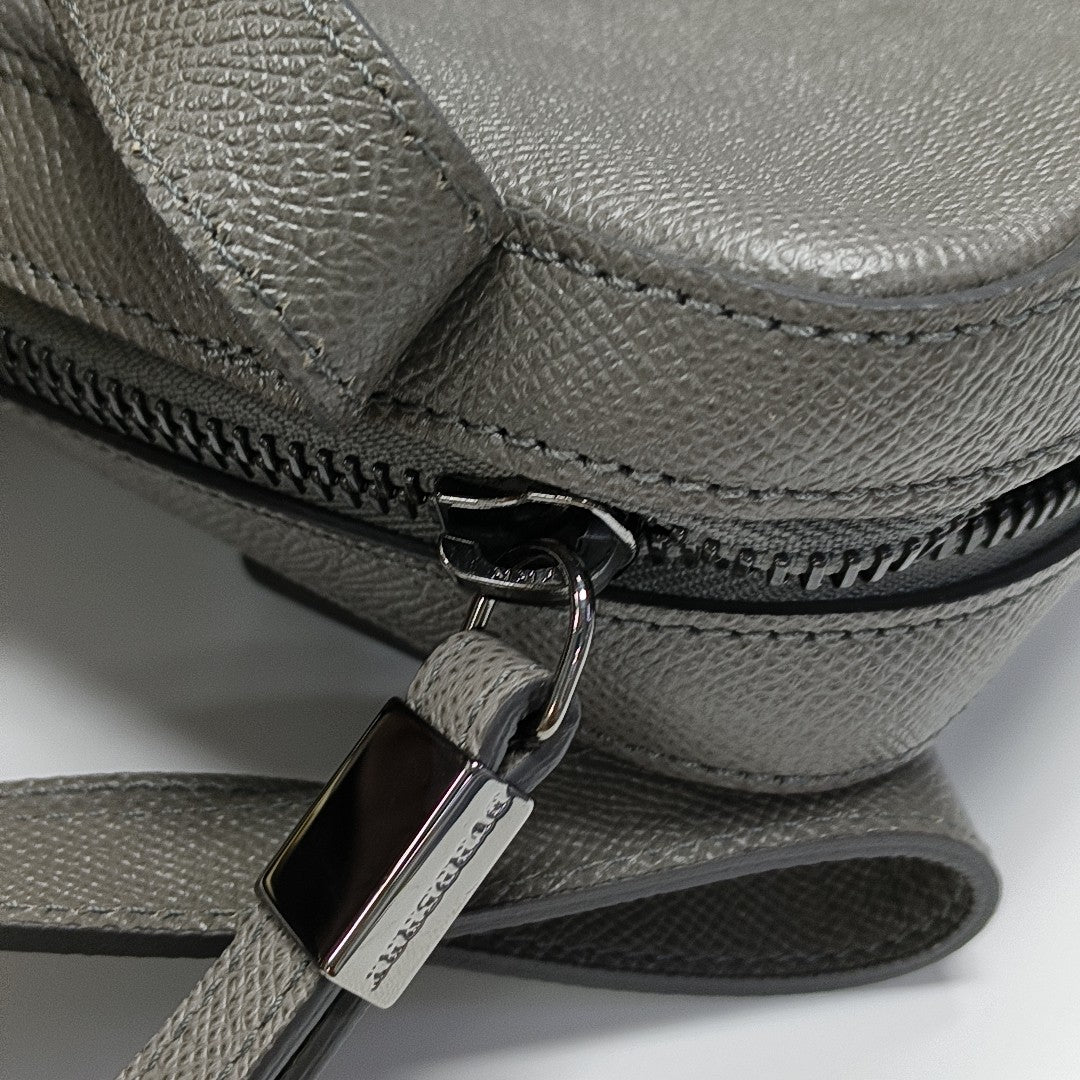 Calfskin Shoulder Bag Gray