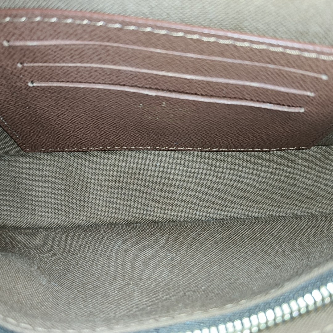 IVY Monogram Coated Canvas Brown