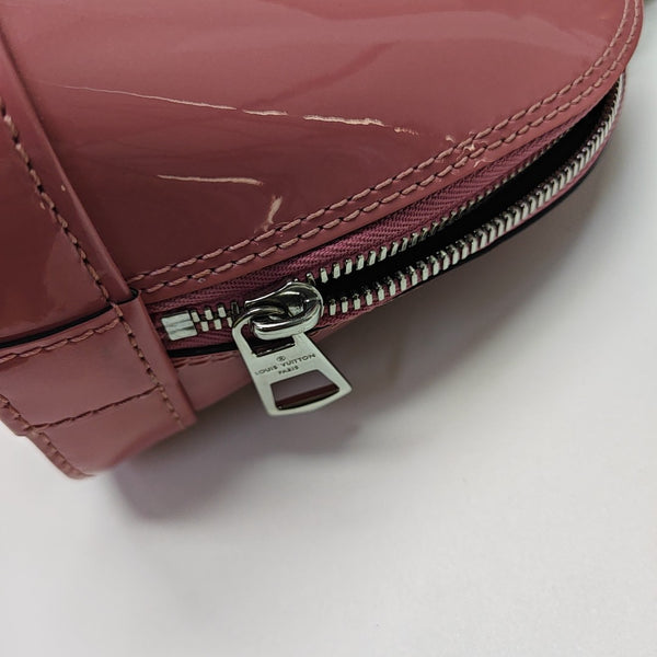 ALMA BB Monogram Patent Leather Pink
