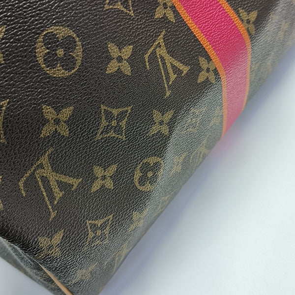 SPEEDY 30 Monogram Coated Canvas Brown