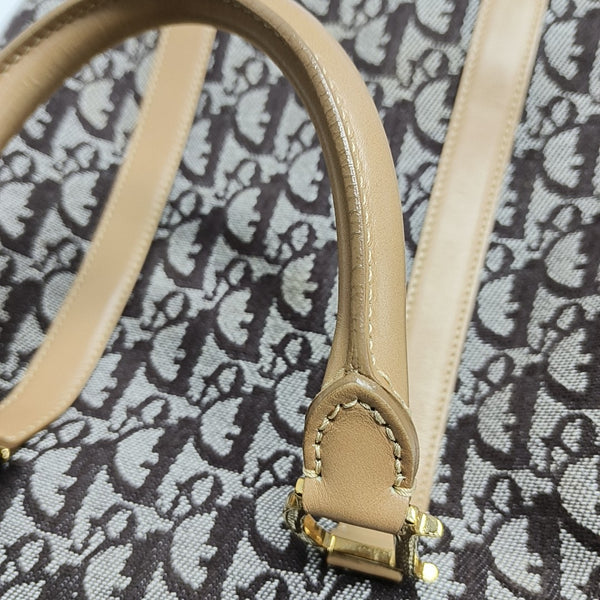 Vintage Tote Oblique Canvas Brown