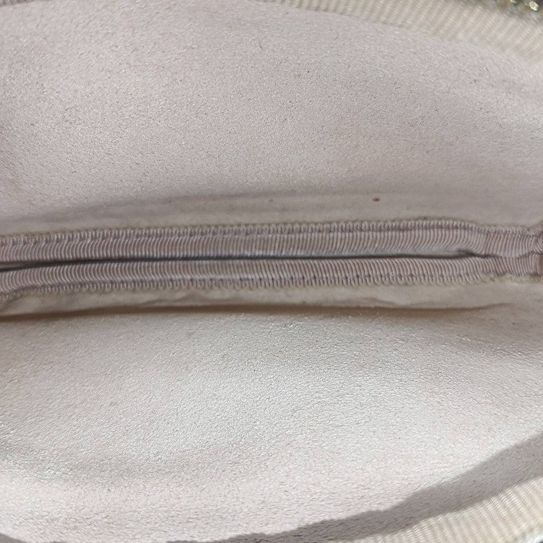 Ophidia Mini Monogram Coated Canvas Beige