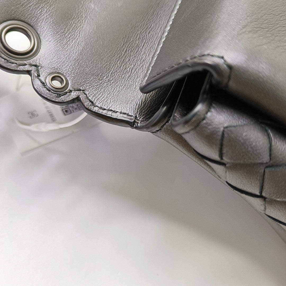 Piazza Small Lambskin Gray