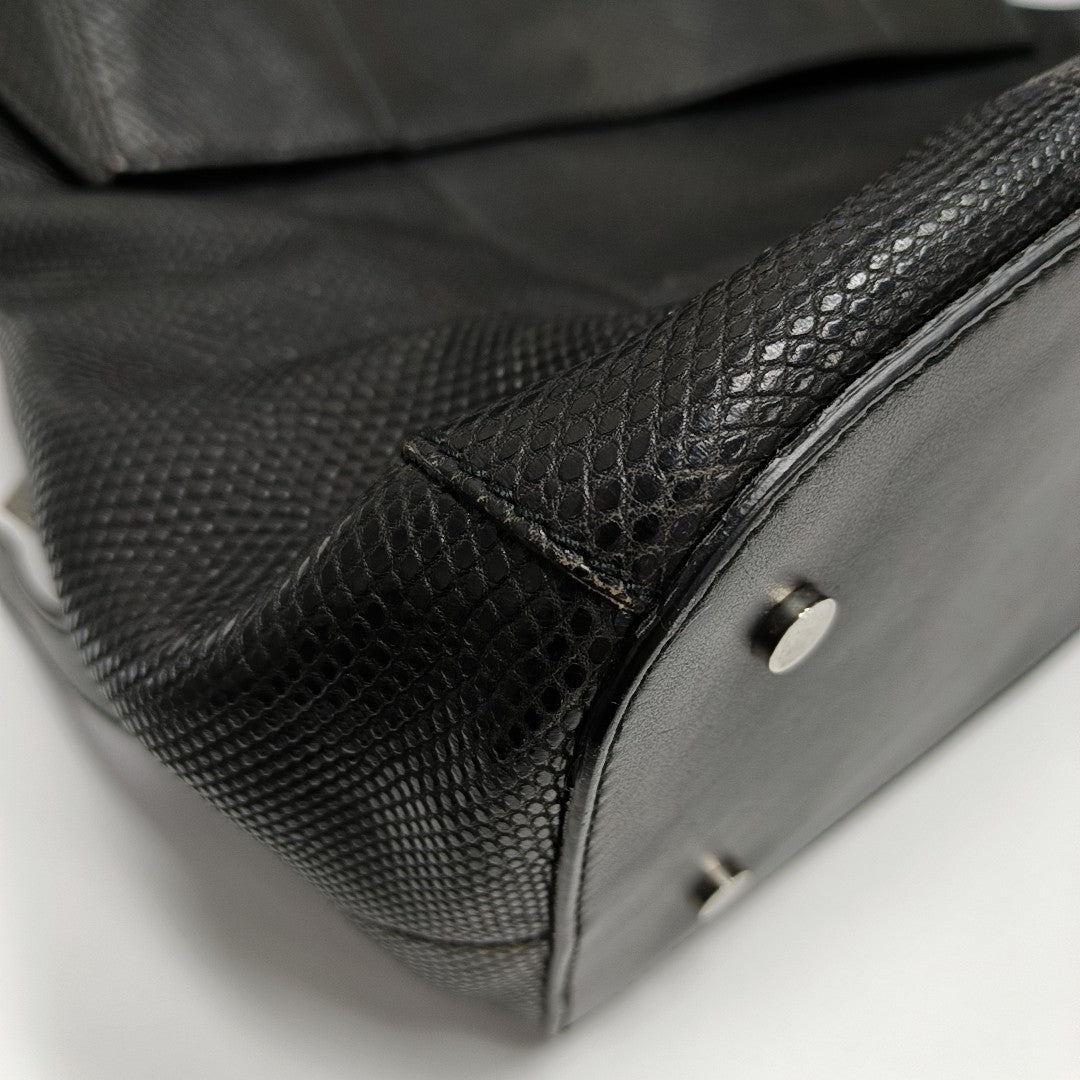 Phileas Calfskin Black