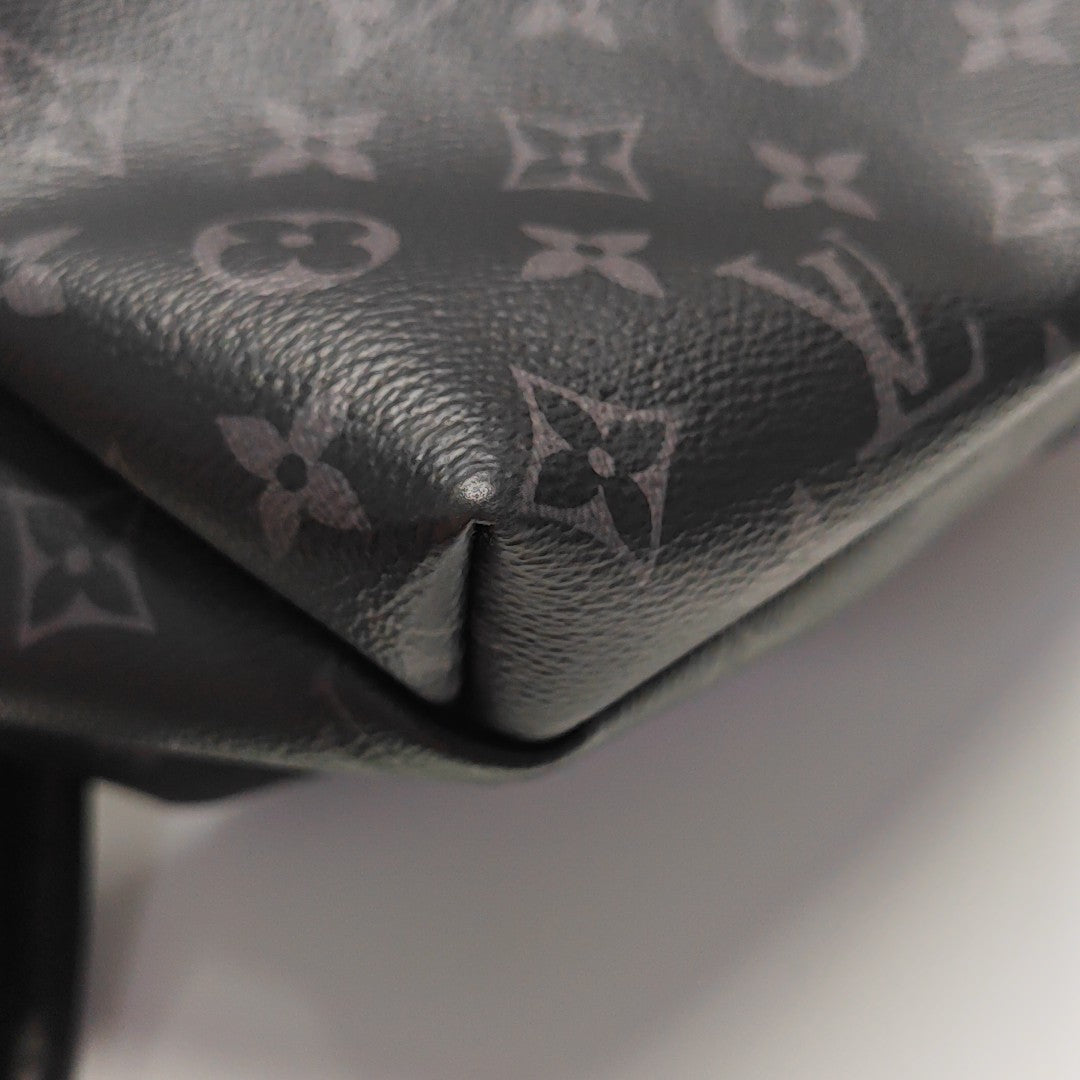 DISCOVERY PM Monogram Coated Canvas Black