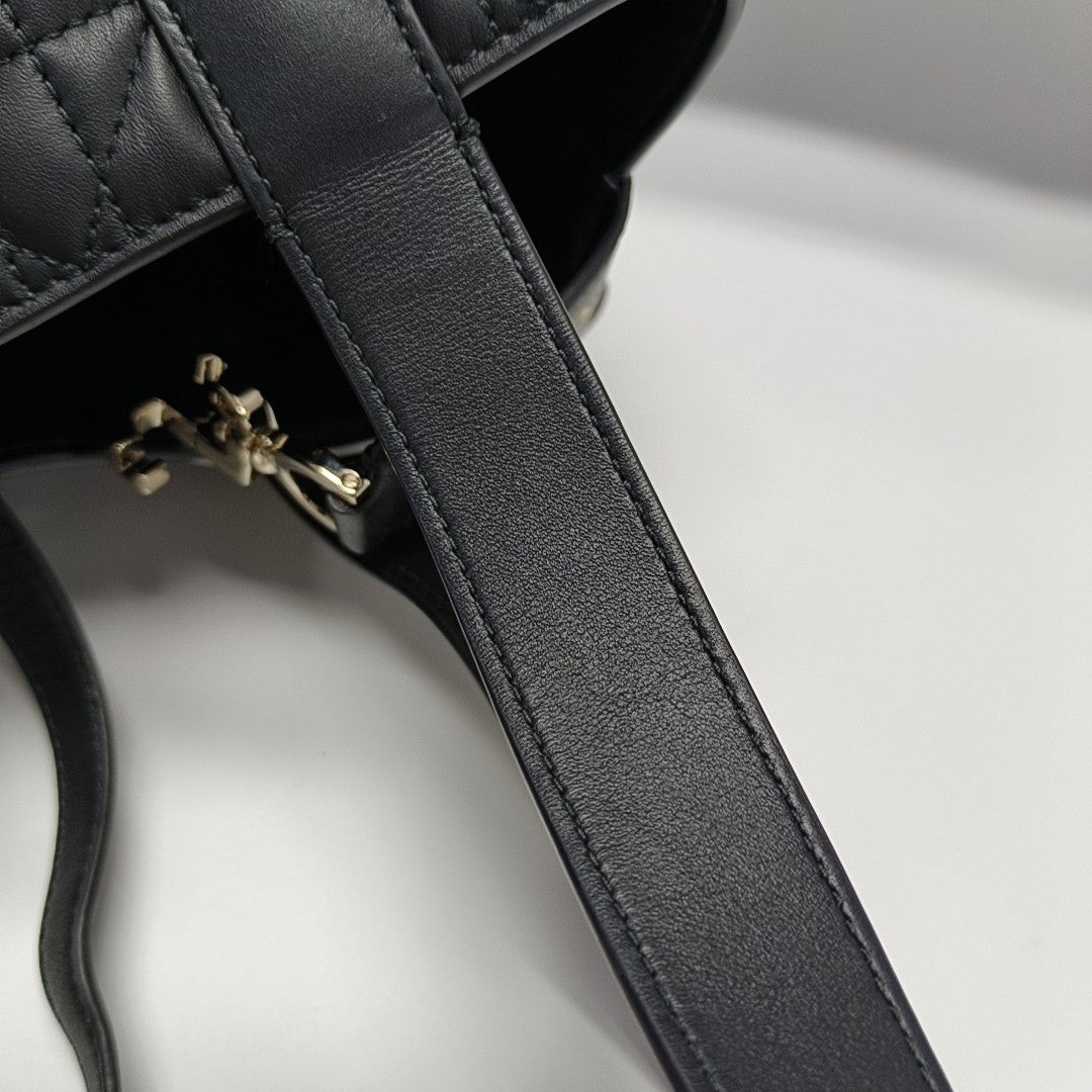 Toujours Small Cannage Calfskin Black