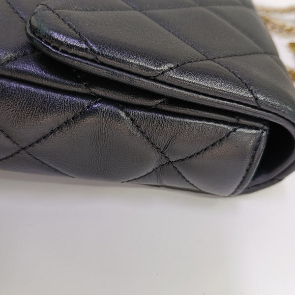 CLASSIC FLAP Mini Quilted Lambskin Black
