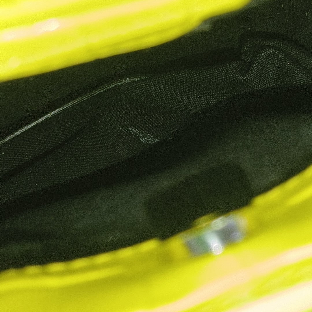 Shopping Bag Calfskin Yellow