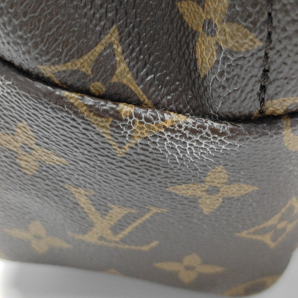 PALM SPRINGS Mini Monogram Coated Canvas Brown