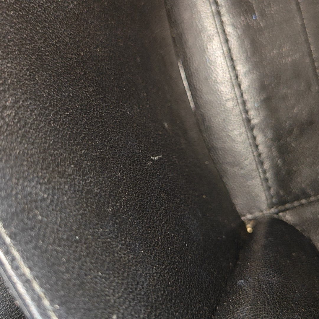 FILIGREE Small Quilted Grained Calfskin Black