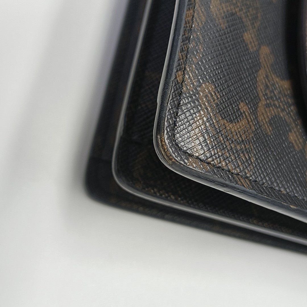 TRIOMPHE CANVAS Small Coated Canvas Brown