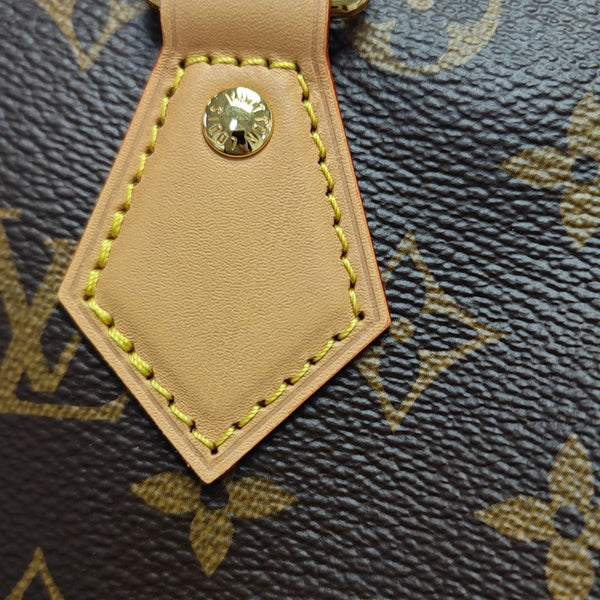 SPEEDY SOFT 30 Monogram Coated Canvas Brown