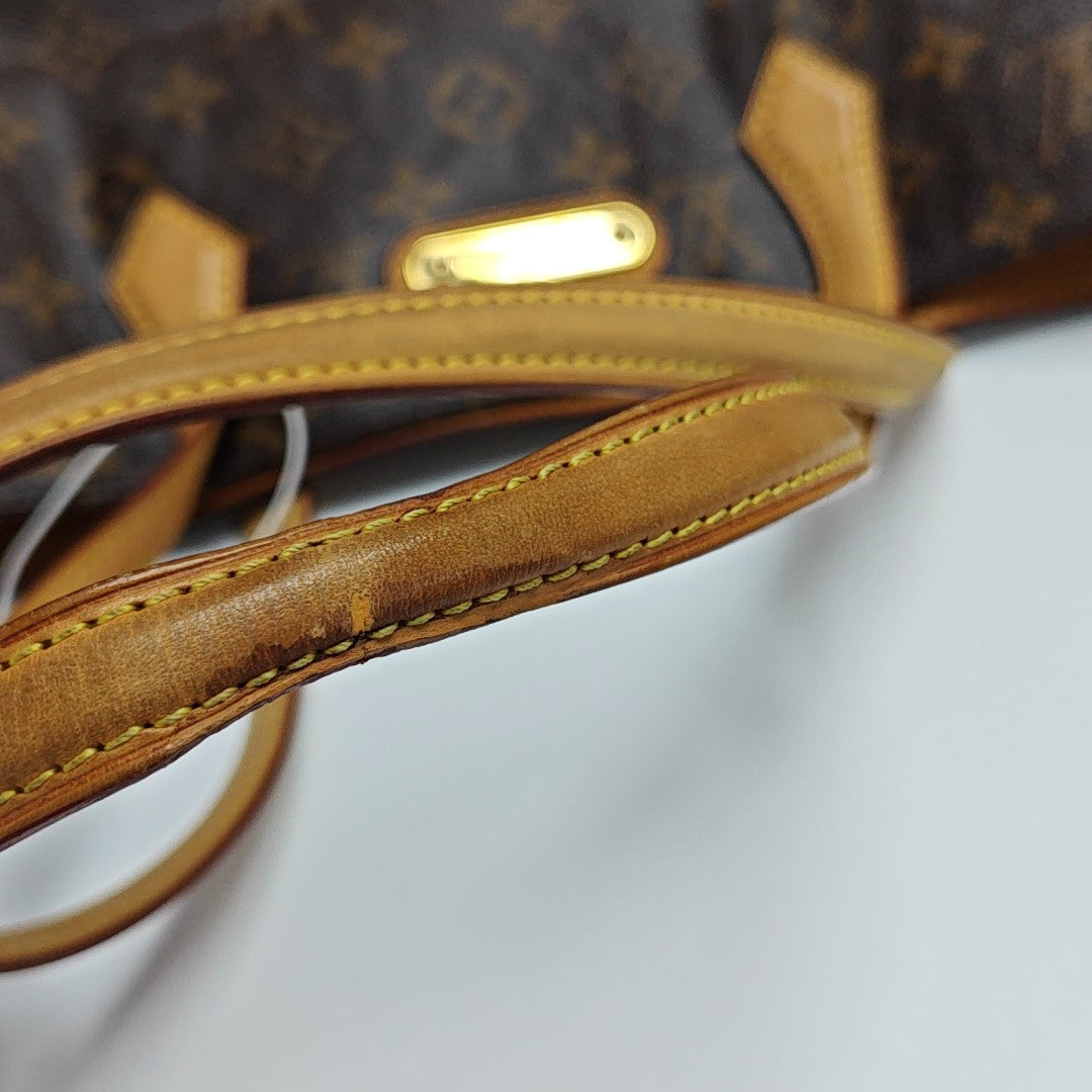 WILSHIRE MM Monogram Coated Canvas Brown