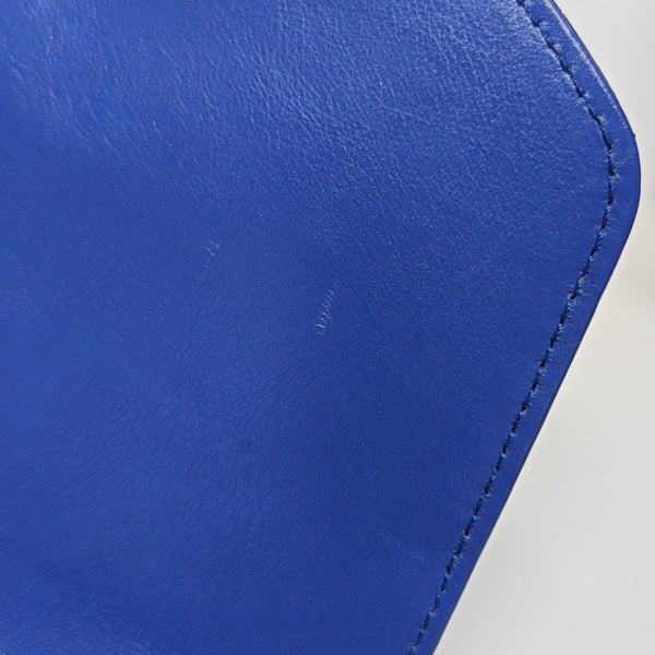Quilted Calfskin Medium Blue