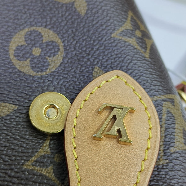 FOLD ME Monogram Coated Canvas Brown