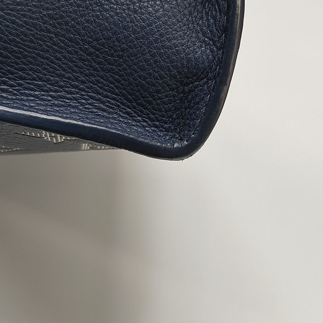 GASTON Monogram Calfskin Blue