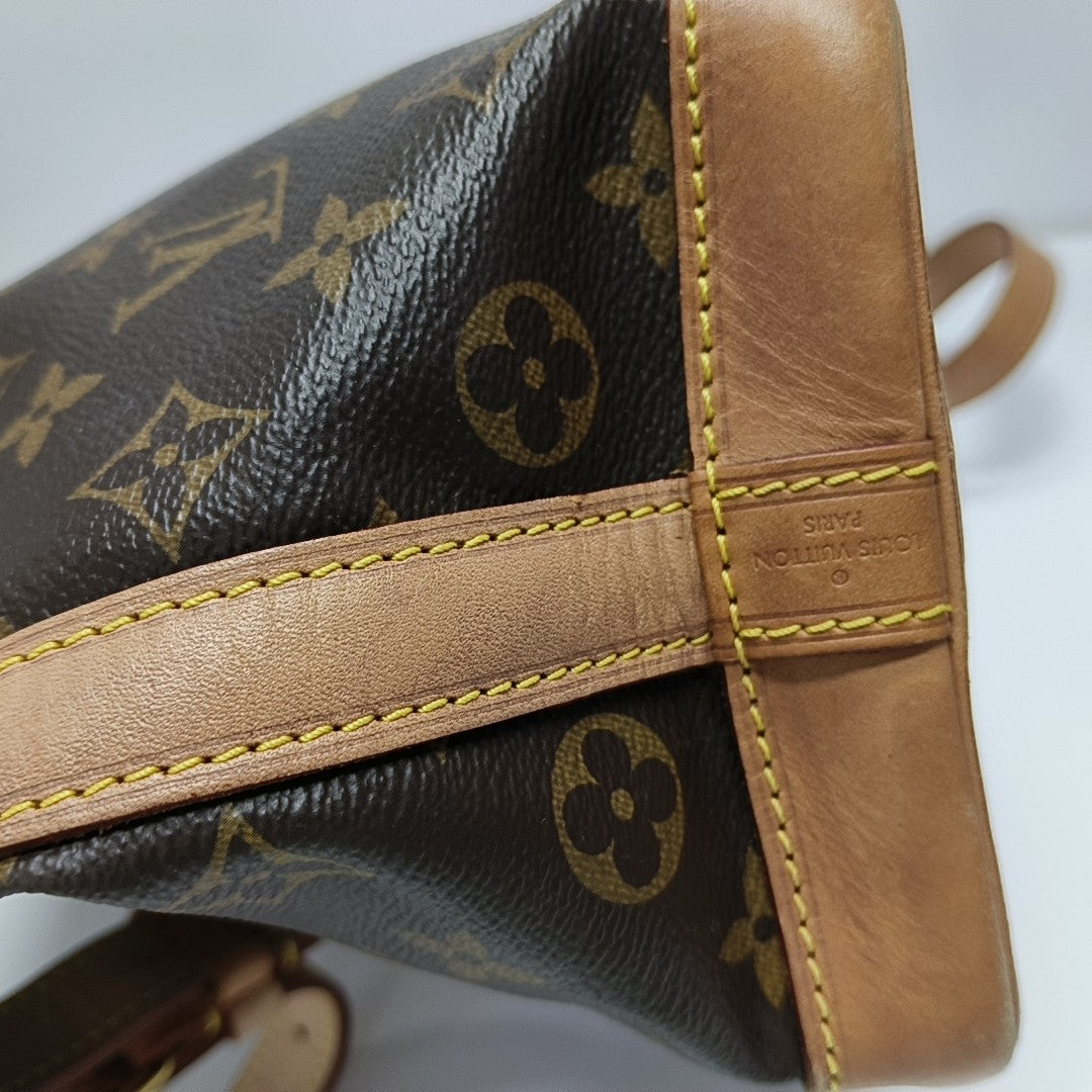 NOÉ BB Monogram Coated Canvas Brown