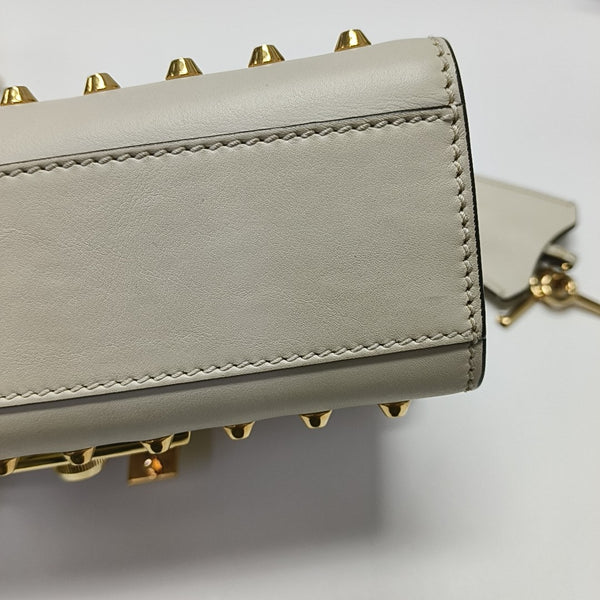 Padlock Small Calfskin White