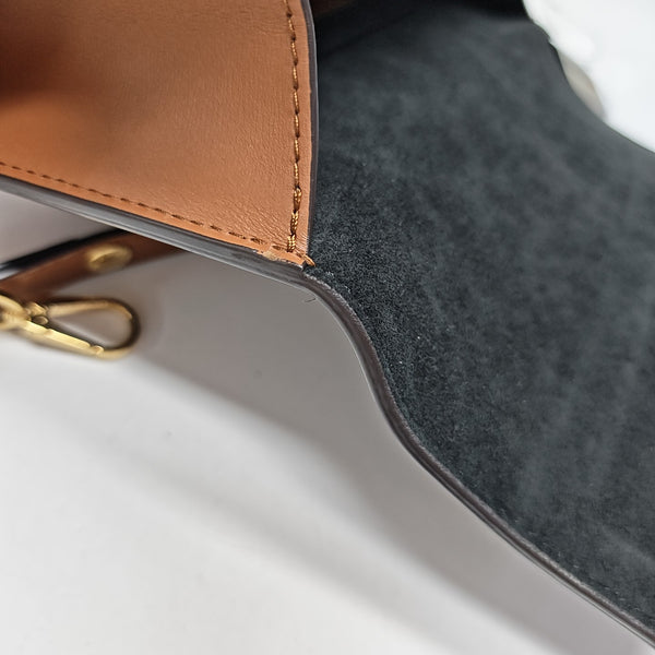 DAUPHINE Mini Monogram Coated Canvas Brown