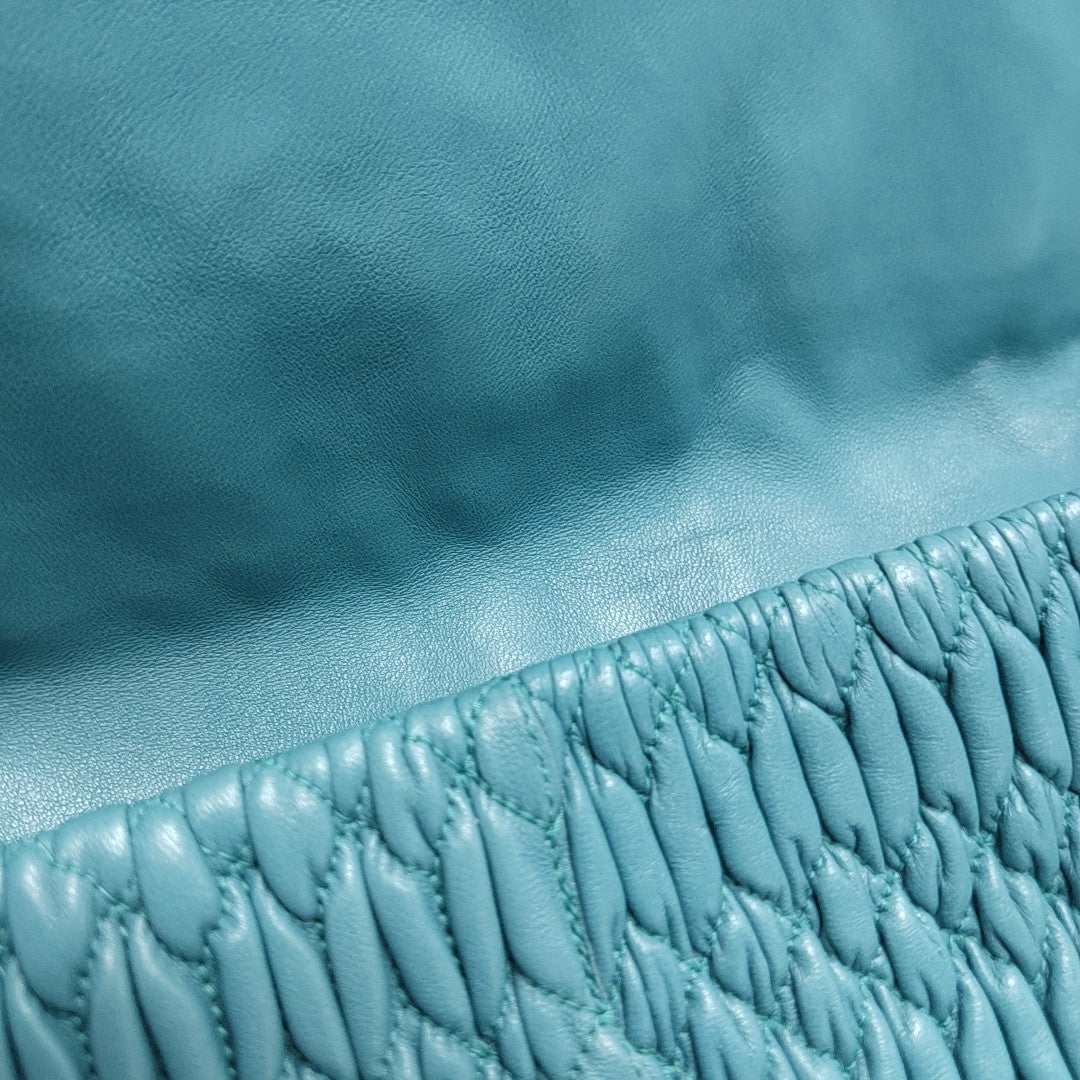 Crystal Quilted Lambskin Blue