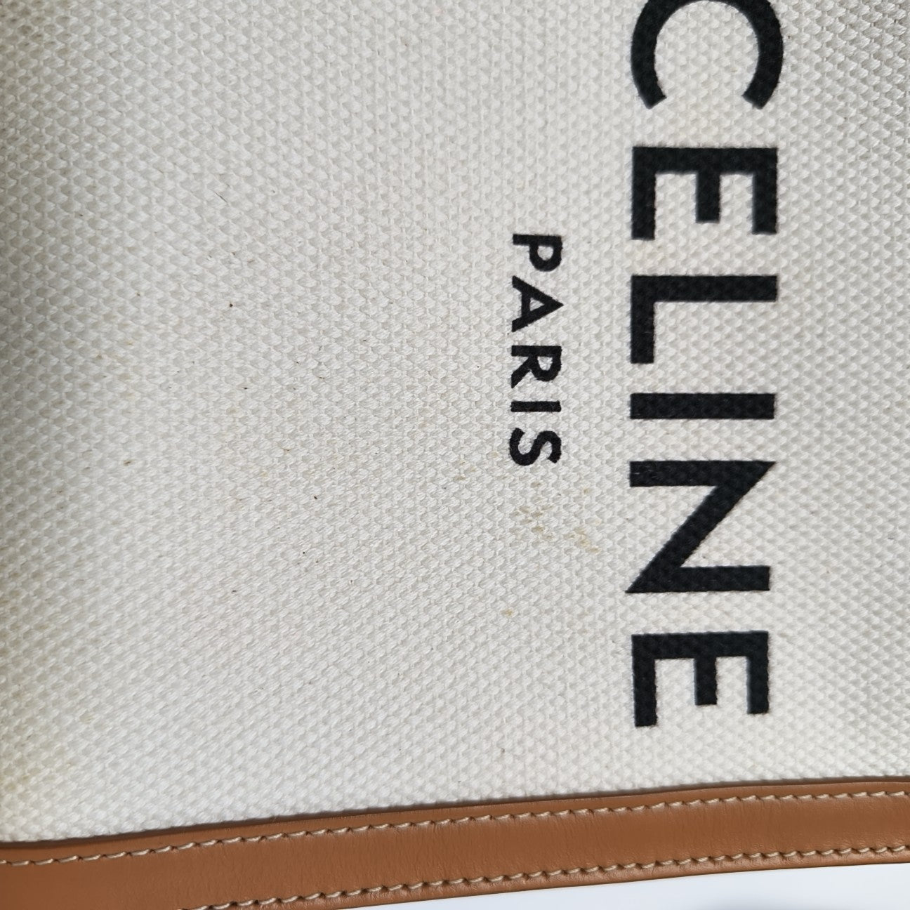CABAS CELINE Mini Canvas White
