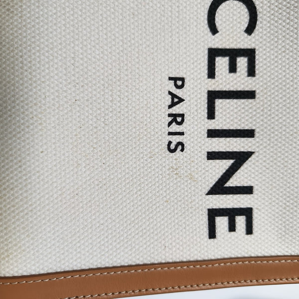 CABAS CELINE Mini Canvas White