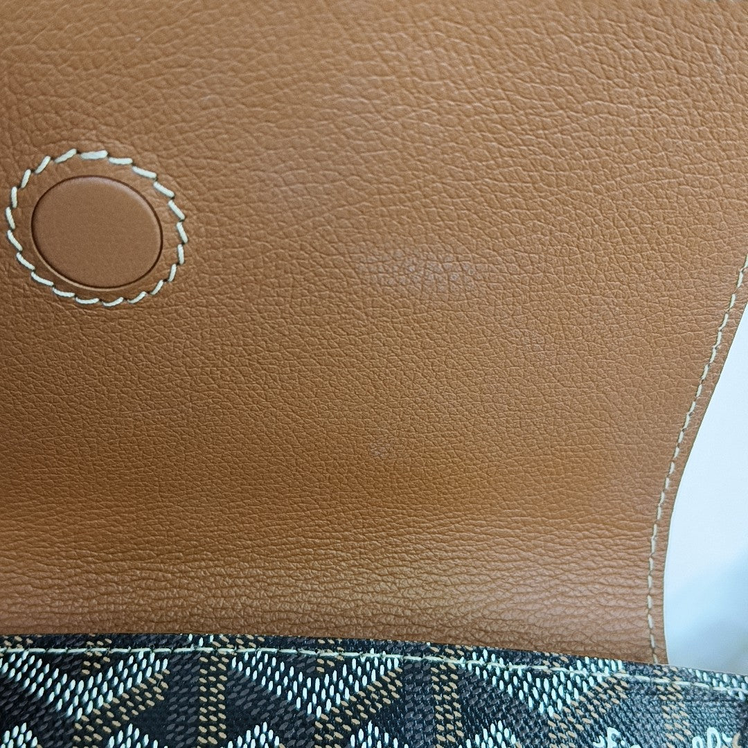 Rouette PM Coated Canvas Brown