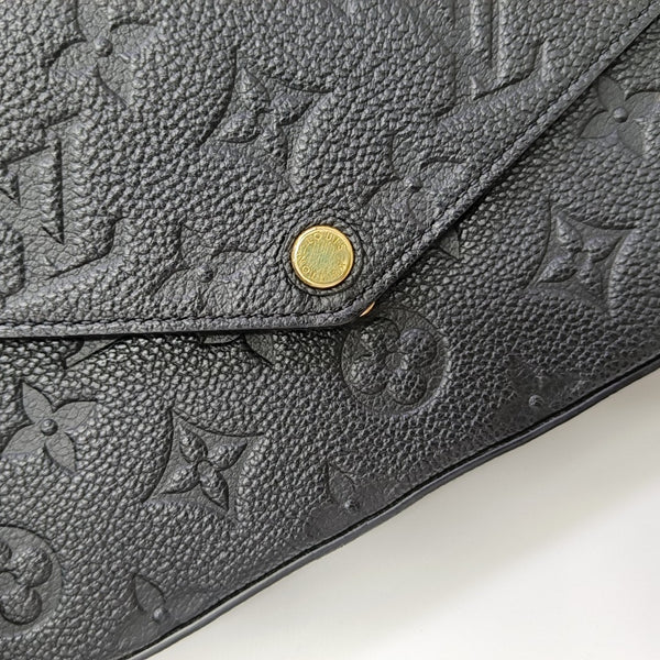 FÉLICIE Monogram Calfskin Black