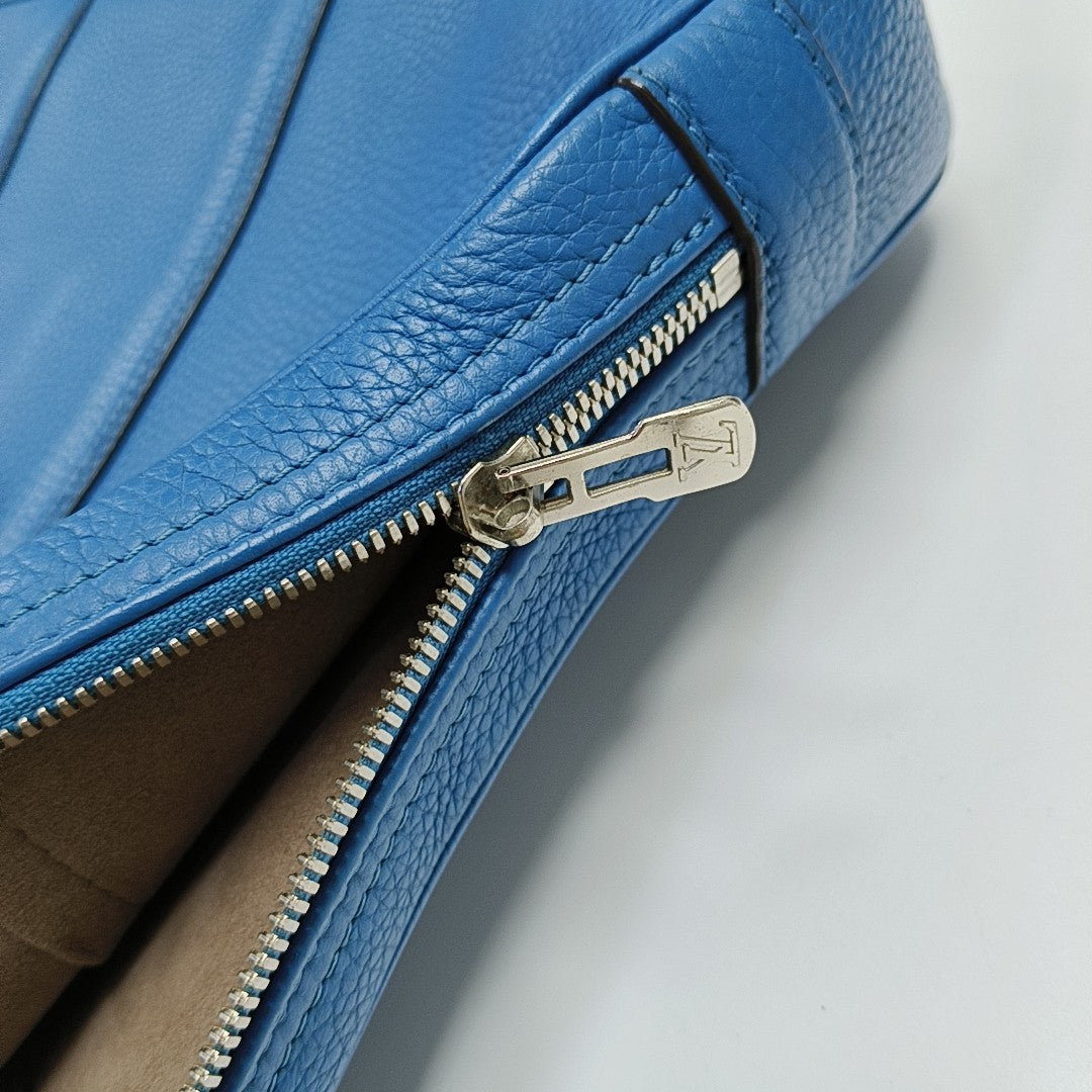 PORTE-DOCUMENTS Calfskin Blue