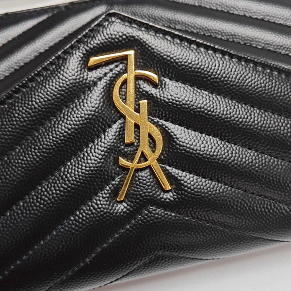 MONOGRAM WOC Chevron Calfskin Black