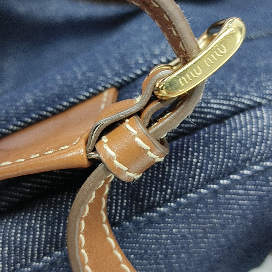 Denim Backpack Blue