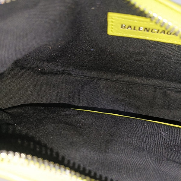 Le Cagole Mini Lambskin Yellow