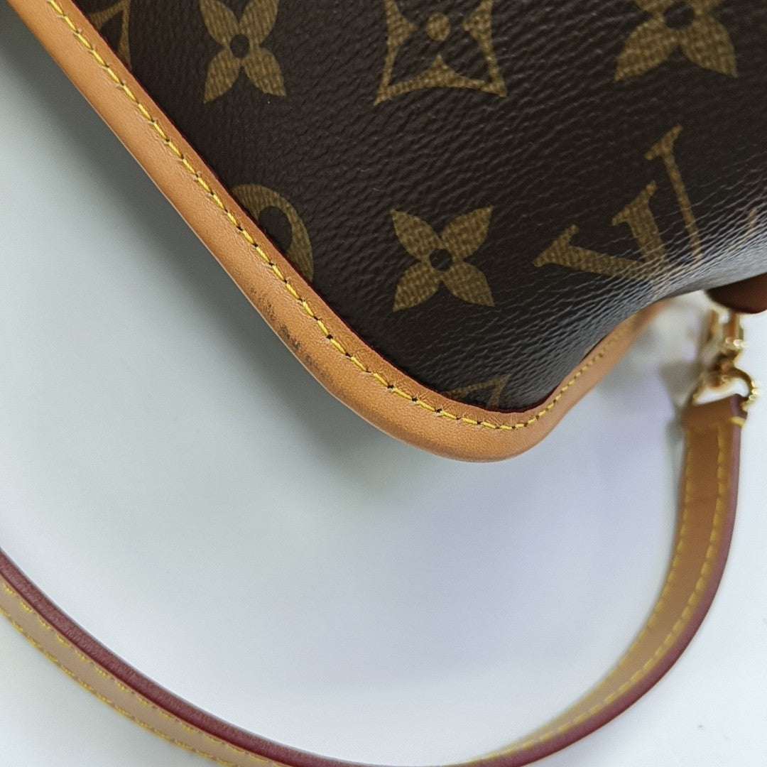 DIANE Monogram Coated Canvas Brown