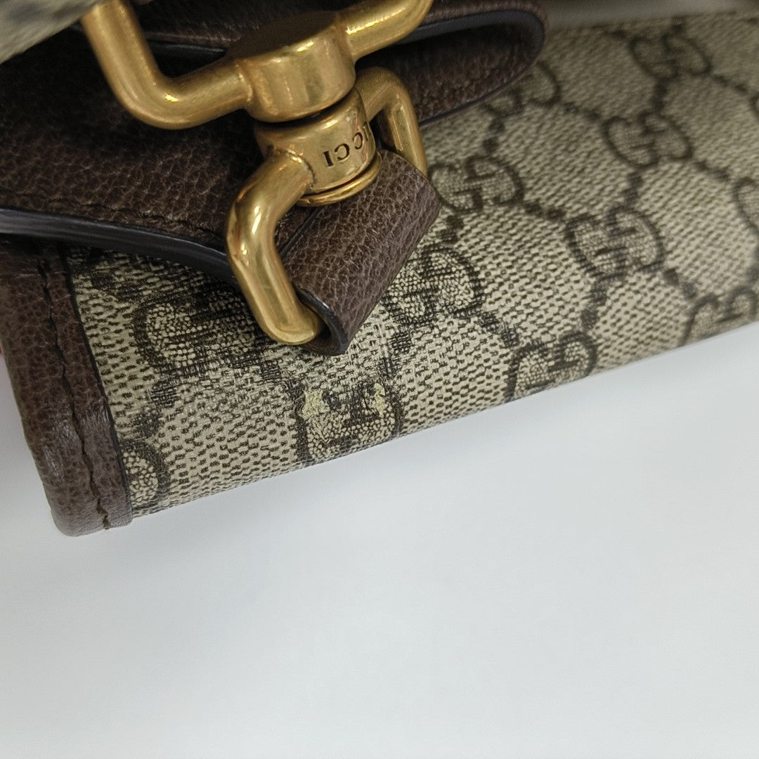 Neo Vintage Small Monogram Coated Canvas Beige