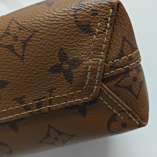 ATLANTIS PM Monogram Coated Canvas Brown