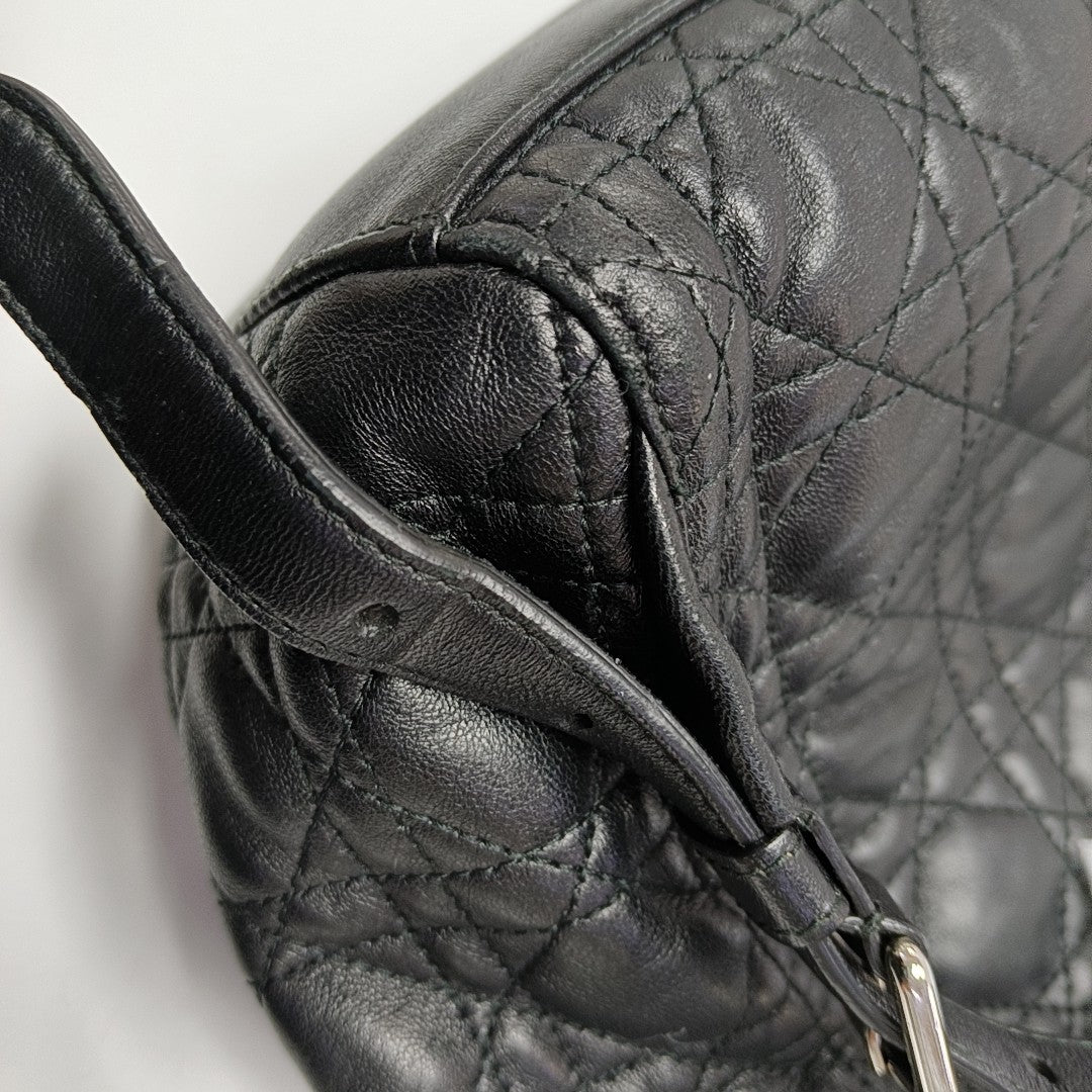 Stardust Cannage Lambskin Black