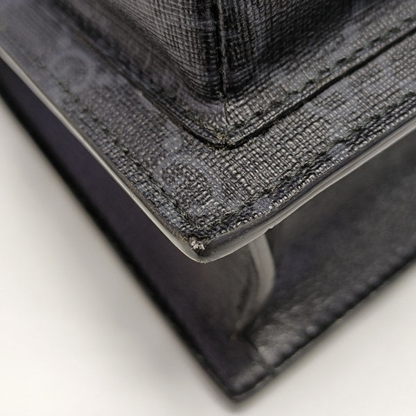 GG Messenger Monogram Coated Canvas Black