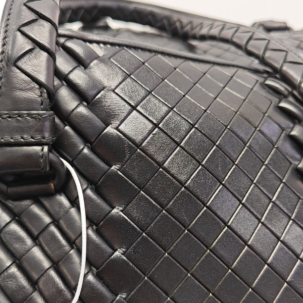 Calfskin Top Handle Bag Black