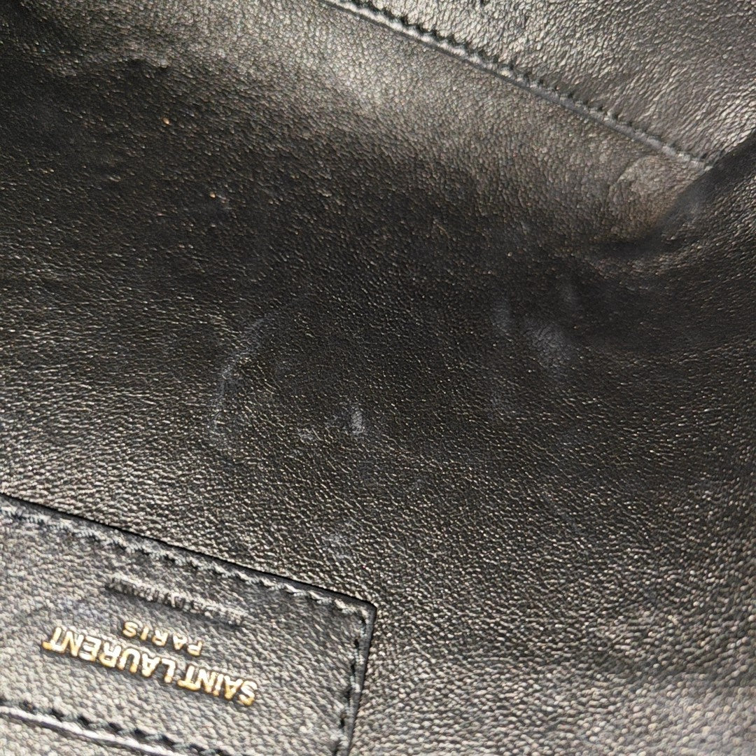 Calfskin Shoulder Bag Black