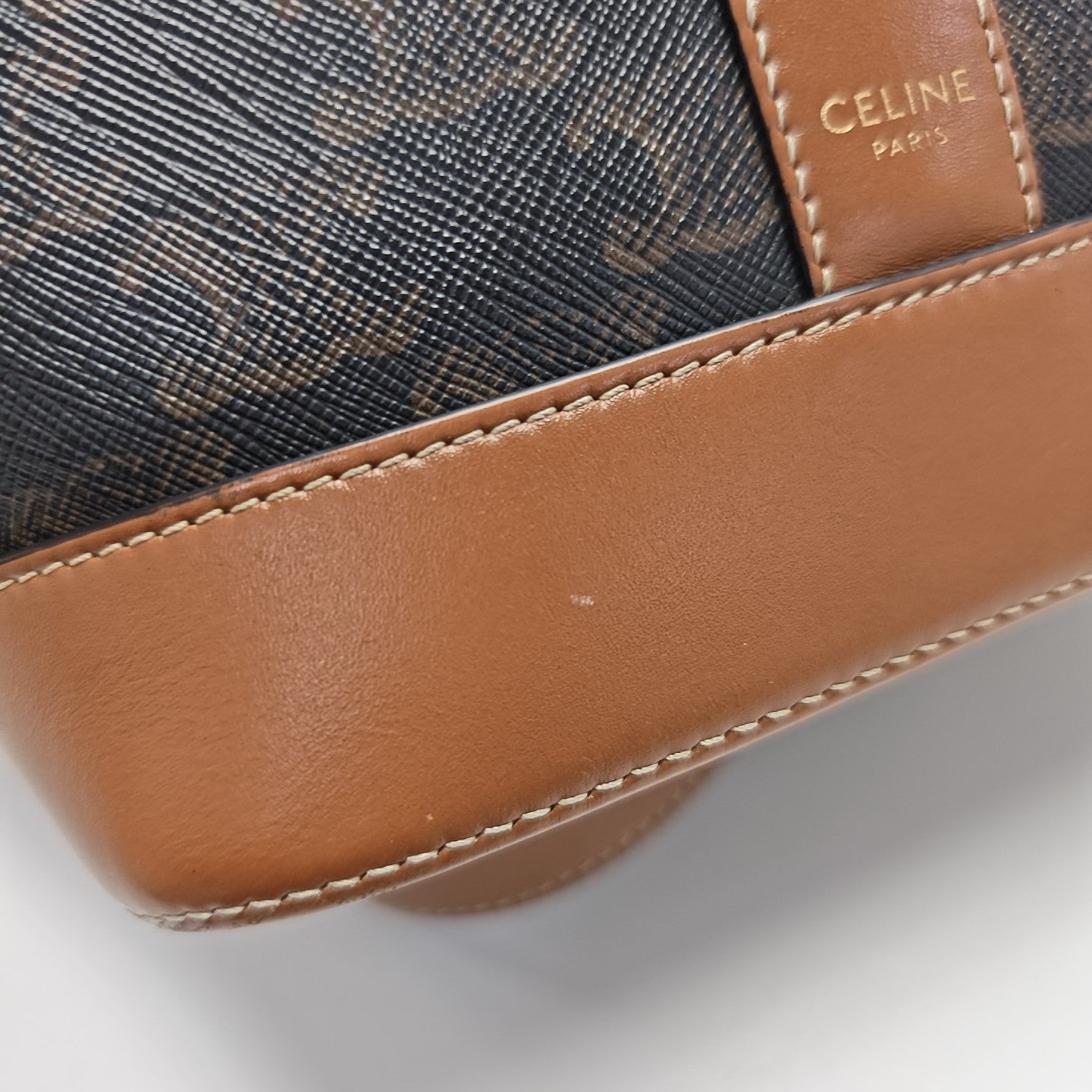 TRIOMPHE CANVAS Small Coated Canvas Brown