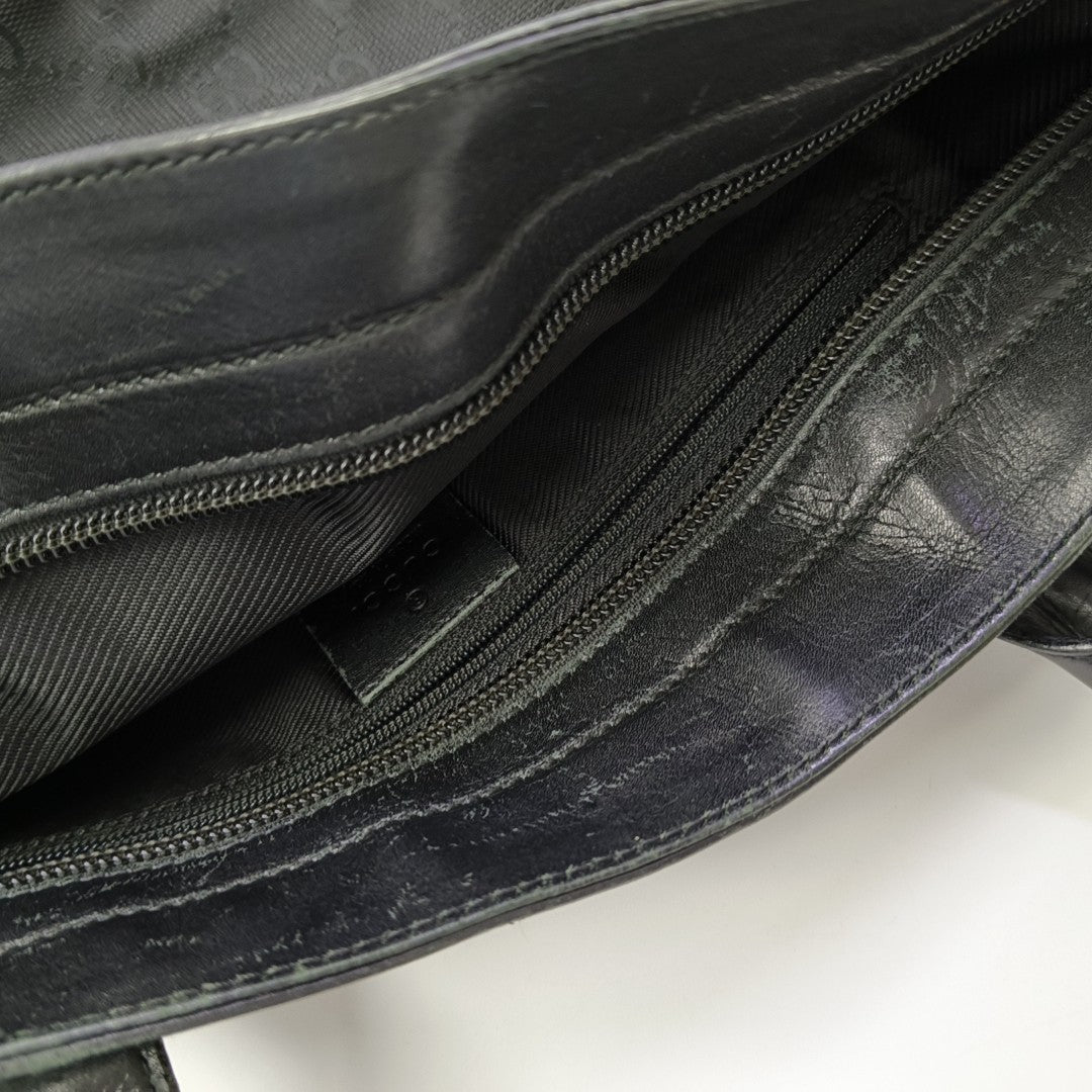 Monogram Canvas Tote Bag Black