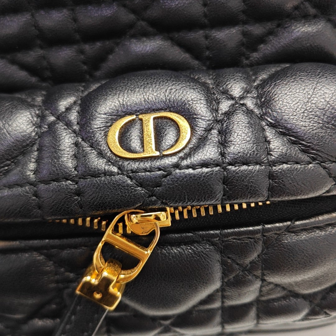 Cannage Lambskin Backpack Mini Black