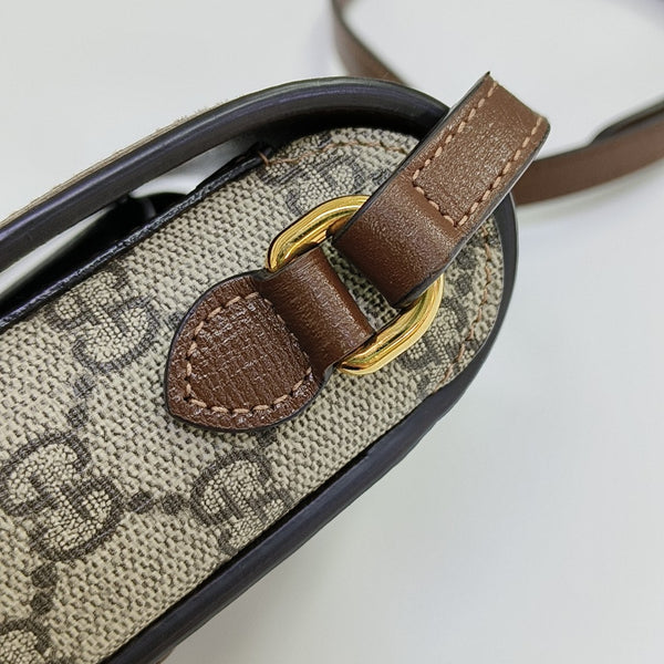 Horsebit 1955 Mini Coated Canvas Beige