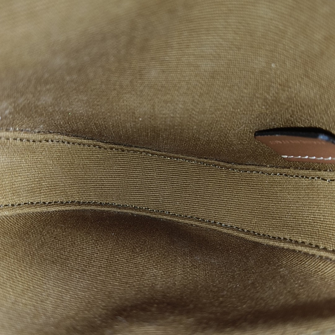 TRIANGLE Coated Canvas Brown