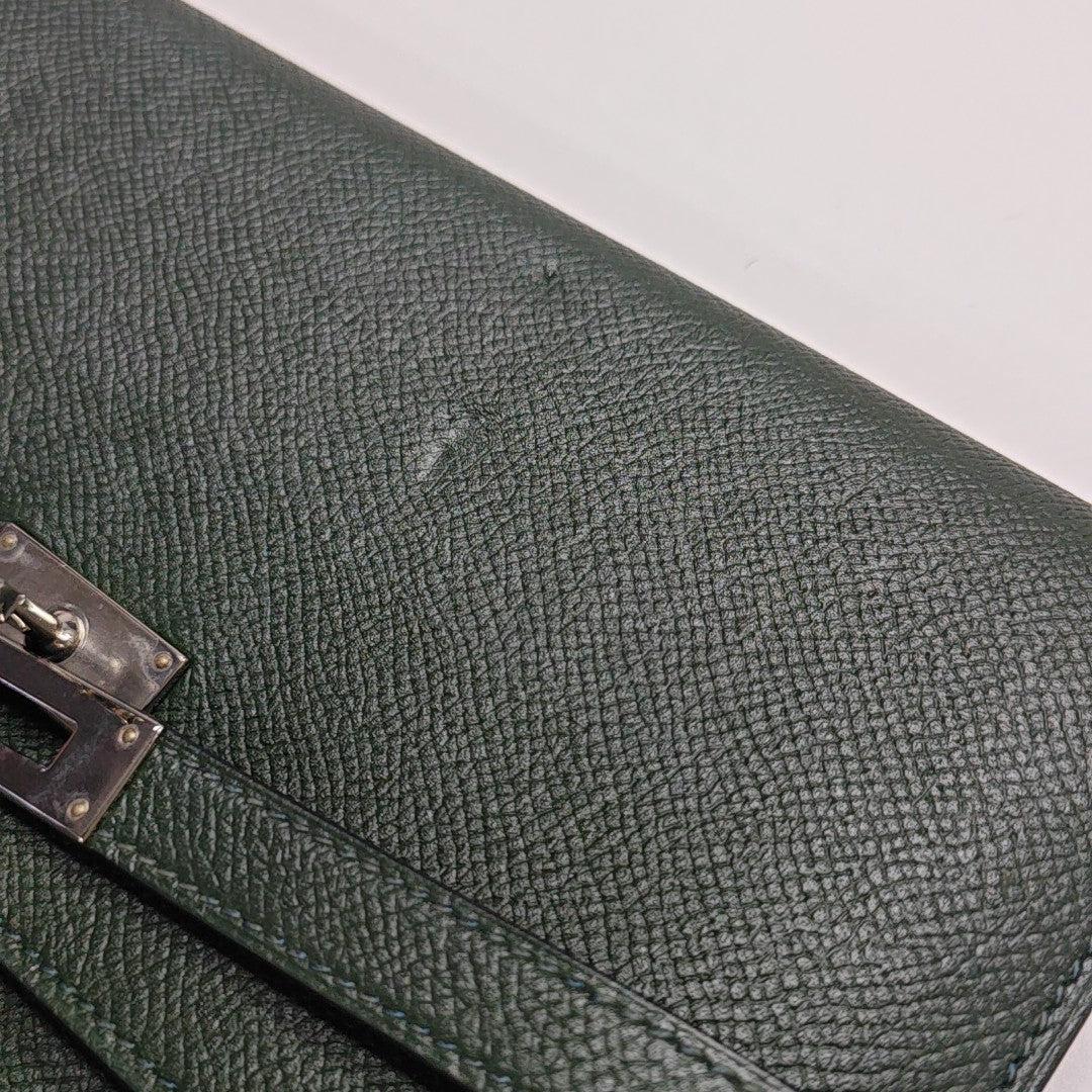Kelly 20 Epsom Green Wallet