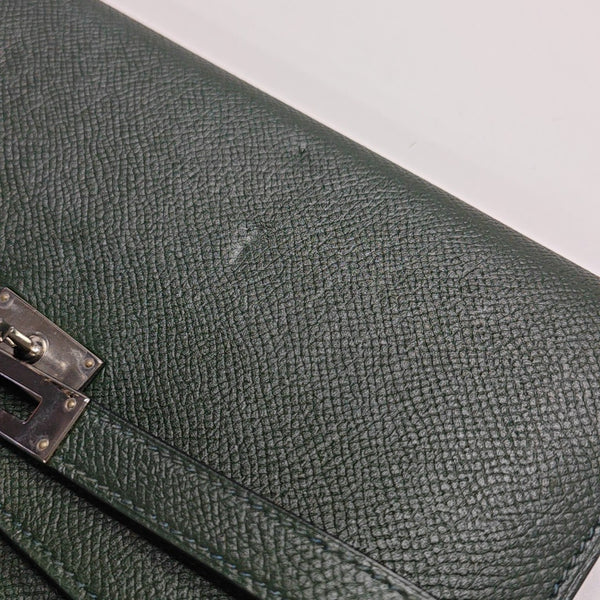 Kelly 20 Epsom Green Wallet