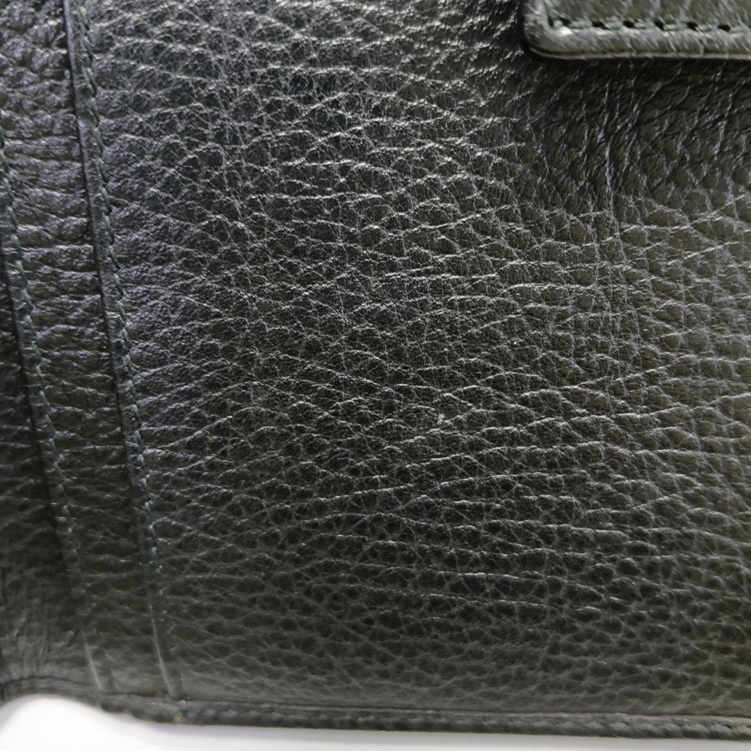 Swing Monogram Calfskin Black Wallet