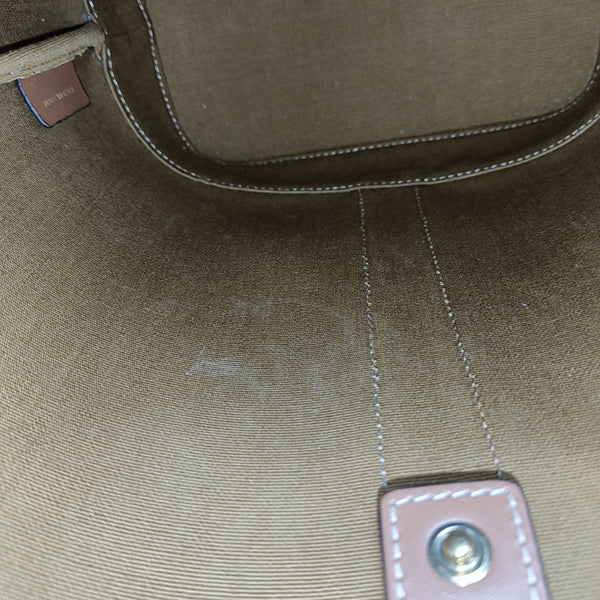 TRIOMPHE CANVAS Small Coated Canvas Brown
